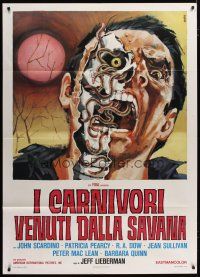 5b102 SQUIRM Italian 1p '76 completely different gruesome art by Sandro Symeoni!