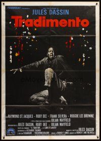 5b123 UP TIGHT! Italian 1p '69 Jules Dassin, Raymond St. Jacques, Ruby Dee, Informer re-make!