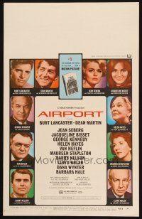 5b523 AIRPORT WC '70 Burt Lancaster, Dean Martin, Jacqueline Bisset, Jean Seberg