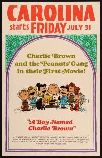 5b568 BOY NAMED CHARLIE BROWN WC '70 baseball art of Snoopy & the Peanuts by Charles M. Schulz!