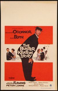 5b573 BUSTER KEATON STORY WC '57 Donald O'Connor as The Great Stoneface comedian, Ann Blyth