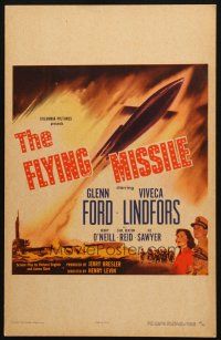 5b630 FLYING MISSILE WC '51 Glenn Ford, Viveca Lindfors, the smart bomb that stalks its prey!