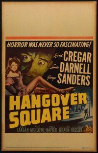 5b660 HANGOVER SQUARE WC '45 art of sexy Linda Darnell, Sanders, horror was never so fascinating!