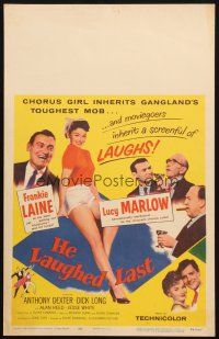 5b664 HE LAUGHED LAST WC '56 Blake Edwards, full-length super sexy chorus cutie Lucy Marlow!