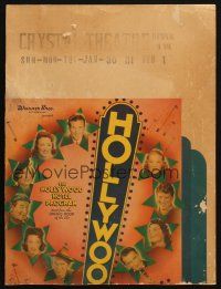 5b679 HOLLYWOOD HOTEL WC '38 Busby Berkeley, Dick Powell, Lane Sisters, Ted Healy, Benny Goodman