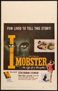 5b685 I MOBSTER WC '58 Roger Corman, he killed her brother and put his dirty trade mark on her!