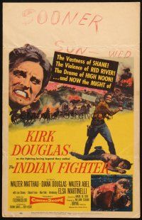 5b690 INDIAN FIGHTER WC '55 the vastness of SHANE! violence of RED RIVER! drama of HIGH NOON!