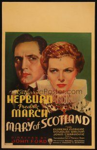 5b756 MARY OF SCOTLAND WC '36 Queen Katharine Hepburn & Fredric March, directed by John Ford!