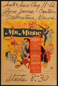 5b773 MR. MUSIC WC '50 Bing Crosby, Groucho Marx, Charles Coburn, Ruth Hussey, Robert Stack