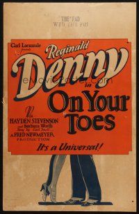 5b795 ON YOUR TOES WC '27 boxer Reginald Denny pretends to be ballet dancer to fool his grandma!