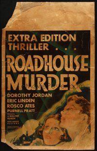 5b847 ROADHOUSE MURDER WC '32 reporter frames himself for murder then can't prove himself innocent
