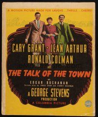5b910 TALK OF THE TOWN WC '42 great headshots of Cary Grant, Jean Arthur & Ronald Colman!
