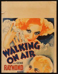 5b968 WALKING ON AIR WC '36 great art of sexy red-haired Ann Sothern & Gene Raymond!