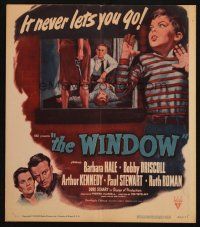 5b981 WINDOW WC '49 imagination was not what held Bobby Driscoll fear-bound by the window!