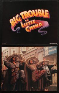 5c021 BIG TROUBLE IN LITTLE CHINA 9 color 11x14 stills '86 Carpenter, Kurt Russell, Kim Cattrall!