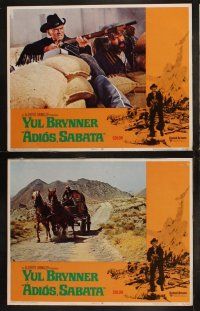 5c048 ADIOS SABATA 8 LCs '71 Yul Brynner aims to kill, and his gun does the rest!