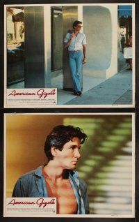 5c054 AMERICAN GIGOLO 8 LCs '80 handsomest male prostitute Richard Gere is being framed for murder!
