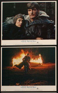 5c541 AVIATOR 6 LCs '85 cool images of airplane pilot Christopher Reeve & Rosanna Arquette!