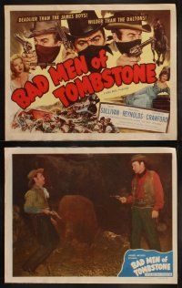 5c070 BAD MEN OF TOMBSTONE 8 LCs '48 Barry Sullivan as Tom Horn, pretty Marjorie Reynolds, Crawford