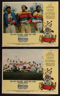 5c079 BINGO LONG 8 LCs '76 baseball art of Billy Dee Williams, James Earl Jones & Pryor by Green