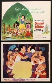 5c036 SNOW WHITE & THE SEVEN DWARFS 9 LCs R75 Walt Disney animated cartoon fantasy classic!