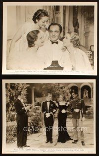 5d886 DEATH TAKES A HOLIDAY 2 8x10 stills '34 cool images of Fredric March & Evelyn Venable!