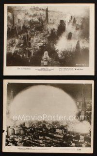 5d920 INVASION U.S.A. 2 8x10 stills R56 wild images of nuclear disaster in New York City!