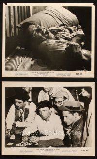 5d935 MAN WITH THE GOLDEN ARM 2 8x10 stills R60 close up and gambling images of Frank Sinatra!