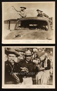 5d937 MISFITS 2 8x10 stills '61 John Huston, cowboy Clark Gable w/ Montgomery Clift & Eli Wallach!