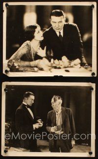 5d944 PERFECT CRIME 2 8x10 stills '28 Clive Brook with pretty Irene Rich & Tully Marshall!