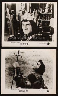 5d959 RICHARD III 2 8x10 stills R60s Laurence Olivier as the director and in the title role!