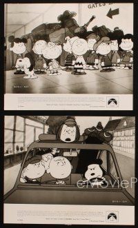 5d696 BON VOYAGE CHARLIE BROWN 4 8x10 stills '80 Peanuts, Snoopy, created by Charles M. Schulz!