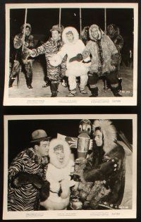 5d534 LOST IN ALASKA 7 8x10 stills '52 wacky images of Bud Abbott & Lou Costello, w/ Mitzi Green!