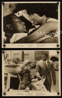 5d833 ORGANIZATION 3 8x10 stills '71 Sidney Poitier as Mr. Tibbs, an honest cop with guts!