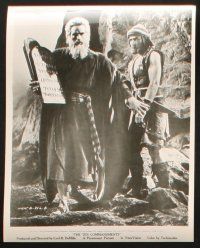 5d485 TEN COMMANDMENTS 8 8x10 stills '56 Cecil B. DeMille classic, Charlton Heston, Robinson!