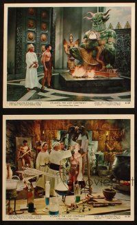 5d171 ATLANTIS THE LOST CONTINENT 4 color 8x10 stills '61 George Pal underwater sci-fi!