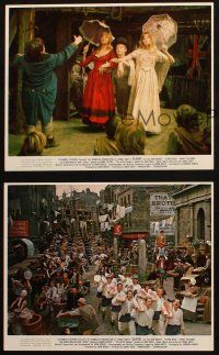 5d224 OLIVER 3 color 8x10 stills '69 Charles Dickens, Mark Lester in title role, Harry Secombe!