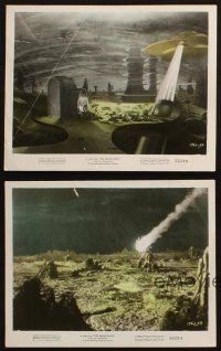 5d202 THIS ISLAND EARTH 4 color 8x10 stills '55 Joseph M. Newman, great special FX sci-fi images!