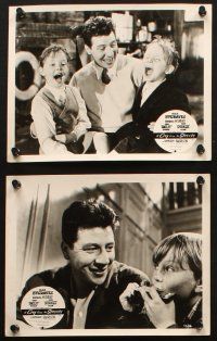 5d424 CRY FROM THE STREETS 8 English FOH LCs '58 Max Bygraves, Lewid Gilbert English melodrama!