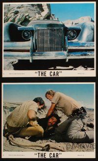 5d176 CAR 4 8x10 mini LCs '77 James Brolin, Kathleen Lloyd, c/u of the possessed automobile!