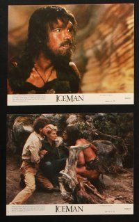 5d059 ICEMAN 8 8x10 mini LCs '84 Fred Schepisi, John Lone is an unfrozen 40,000 year-old caveman!