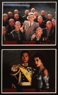 5d069 LAST EMPEROR 8 8x10 mini LCs '87 Bernardo Bertolucci epic, Peter O'Toole, Joan Chen, Lone!