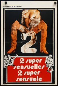 5e341 2 SUPER SENSUELLES Belgian '60s image from unknown sexy movie double-feature!
