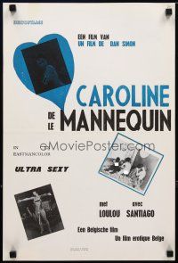 5e354 CAROLINE MANNEQUIN NU Belgian '71 Loulou Santiago, Bernard Launois, sexy images!