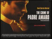 5e761 CRIME OF PADRE AMARO British quad '02 Carlos Carrera's El Crimen del padre Amaro!