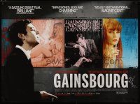 5e780 GAINSBOURG DS British quad '10 biography of the great French singer!