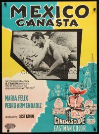 5e644 BASKET OF MEXICAN TALES Danish '56 Canasta de Cuentos Mexicanos, sexy Maria Felix!