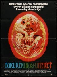5e711 PROPHECY Danish '79 John Frankenheimer, art of monster in embryo by Paul Lehr!