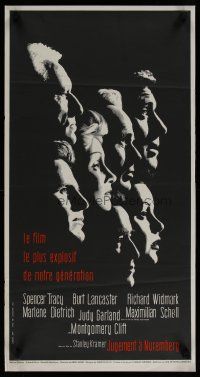 5e444 JUDGMENT AT NUREMBERG French '61 Spencer Tracy, Judy Garland, Lancaster, Marlene Dietrich!