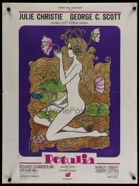 5e480 PETULIA French 23x32 '68 Richard Lester directed, Fourastie art of pretty Julie Christie!